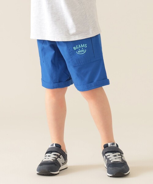 BEAMS mini（ビームスミニ）の「スマイル キャンプ ショーツ 2025SS（90～150cm）（その他パンツ・キッズ・ベージュ/ネイビー/ブルー/レッド・90/100/110/130/140/150/120）」の22枚目の写真