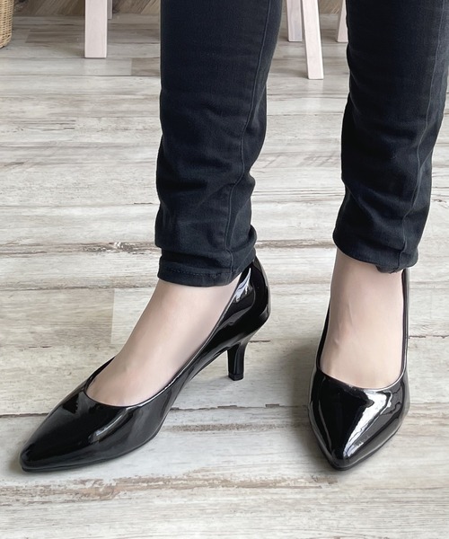 LUGG NAGG(ラグナグ)の「【addottona】6㎝ポインテッドパンプス(パンプス・レディース・ブラック/ブラック系その他/ブラック系その他2/ガンメタ/シルバー・LL/L/M/S)」の14枚目の写真