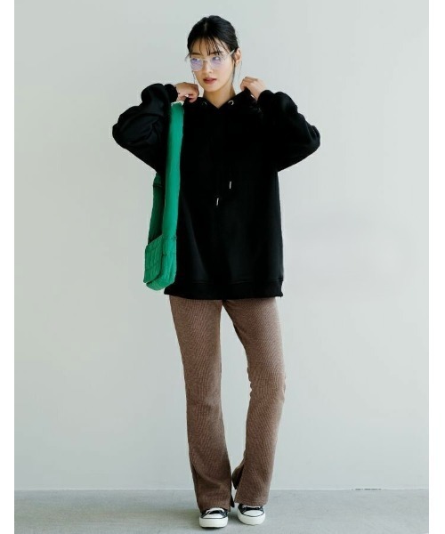 aquagarage(アクアガレージ)の「裏起毛リブパンツ(その他パンツ・レディース・ブラック系その他4/ベージュ系その他4/ベージュ系その他5/ブラック系その他3・M/L)」の5枚目の写真