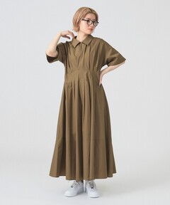 ESTNATION / ウエストタックフィット&フレアワンピース《ONLINE