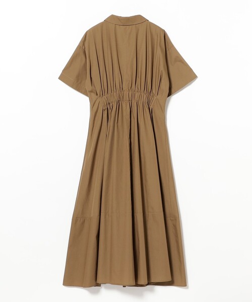 Ray BEAMS（レイビームス）の「タック ウエスト シャツ ワンピース（ワンピース・レディース・ブラック/ダークブラウン・0/1）」の22枚目の写真