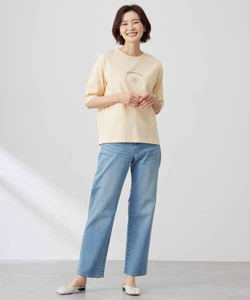 J.PRESS（ジェイプレス）の「カレッジロゴ Tシャツ（Tシャツ/カットソー・レディース・サックスブルー系/オレンジ系/ホワイト系/グレー系・T15/T13）」の18枚目の写真