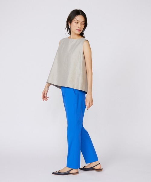 INED（イネド）の「シェルタリングドライ 美脚テーパードパンツ（その他パンツ・レディース・ネイビー/ベージュ/ブルー/オフホワイト・7号/11号/9号）」の15枚目の写真