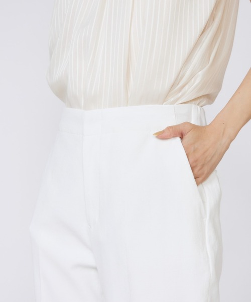 INED（イネド）の「シェルタリングドライ 美脚テーパードパンツ（その他パンツ・レディース・ネイビー/ベージュ/ブルー/オフホワイト・7号/11号/9号）」の20枚目の写真