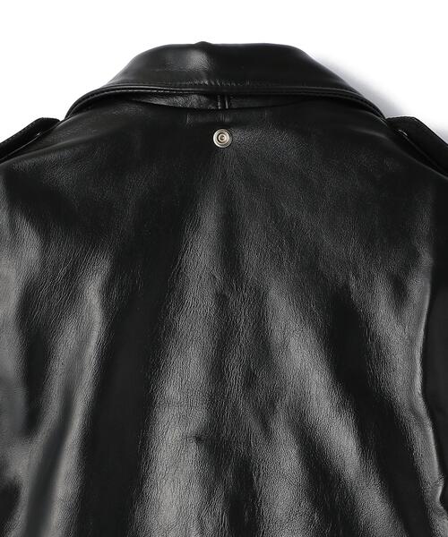schott(ショット)の「Schott/ショット/613UHT HORSEHIDE ONESTAR TALL/ホースハイド ワンスター トール(ライダースジャケット・メンズ・ブラック・34/36/38/40/42/44)」の20枚目の写真