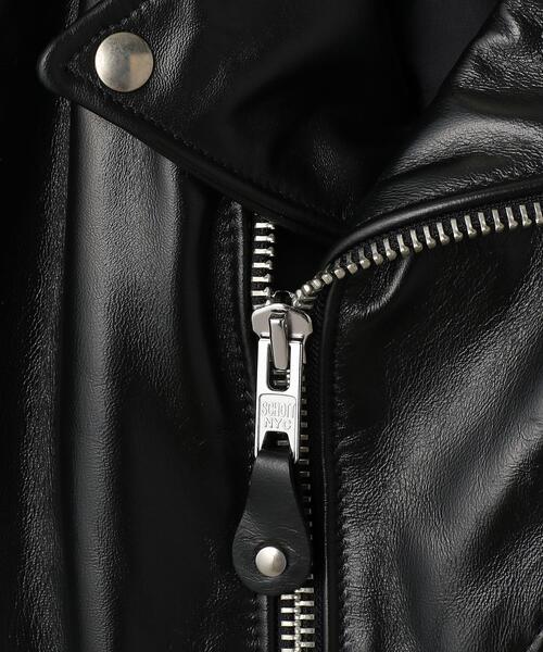 schott(ショット)の「Schott/ショット/613UHT HORSEHIDE ONESTAR TALL/ホースハイド ワンスター トール(ライダースジャケット・メンズ・ブラック・34/36/38/40/42/44)」の21枚目の写真