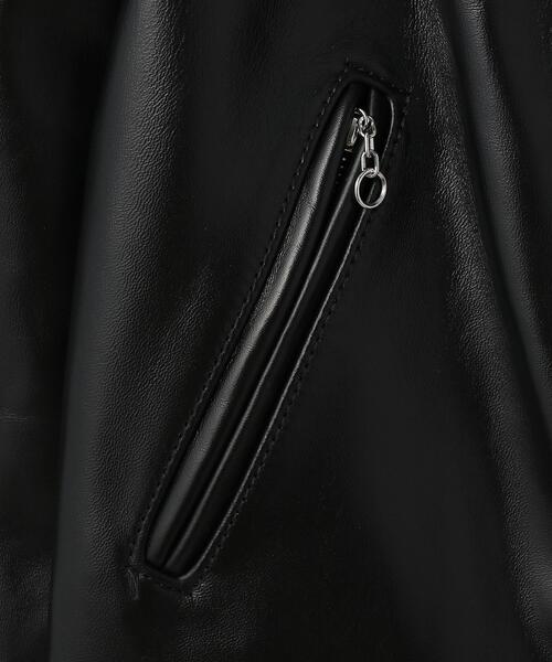 schott(ショット)の「Schott/ショット/613UHT HORSEHIDE ONESTAR TALL/ホースハイド ワンスター トール(ライダースジャケット・メンズ・ブラック・34/36/38/40/42/44)」の22枚目の写真