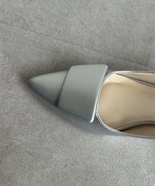 Chez toi(シェトワ)の「スクエアプレートミュール(パンプス・レディース・ブラック/ベージュ/シルバー・SMALL/MEDIUM/LARGE)」の20枚目の写真
