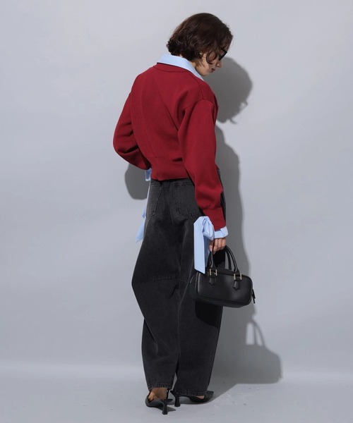 カーブデニムパンツ（その他パンツ）｜Arpege story（アルページュ