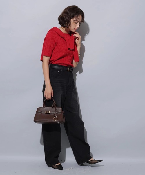 カーブデニムパンツ（その他パンツ）｜Arpege story（アルページュ