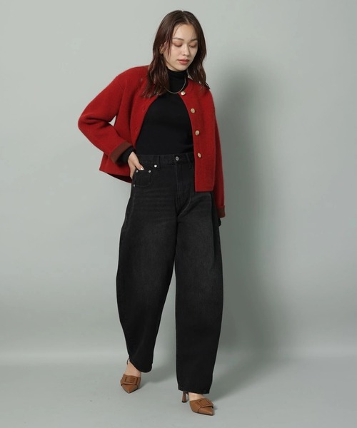 カーブデニムパンツ（その他パンツ）｜Arpege story（アルページュ