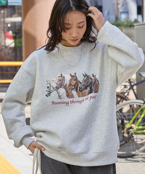 【美品】セヴシグ ヴィンテージダメージ加工スウェット Lサイズ 美品】セヴシグ ヴィンテージダメージ加工スウェット Lサイズ