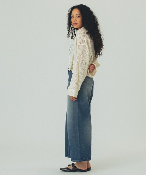 ROSE BUD（ローズバッド）の「【WEB・一部店舗限定】CORDING EMBROIDERY SHIRT（シャツ/ブラウス・レディース・ブラック/ホワイト/グリーン・ONE SIZE）」の14枚目の写真