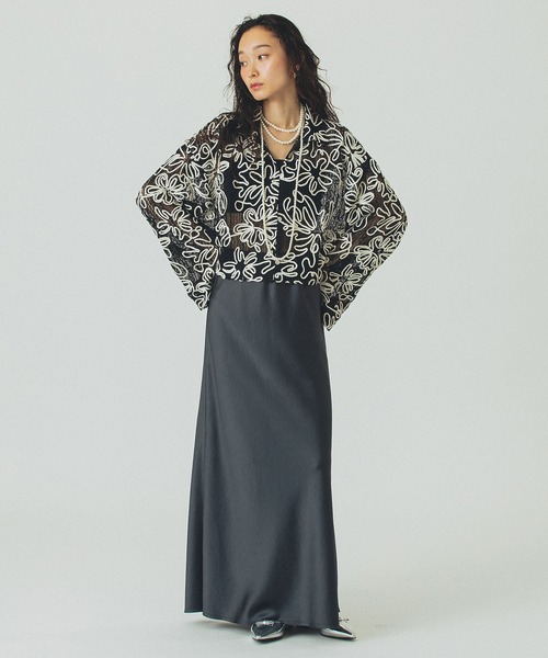 ROSE BUD（ローズバッド）の「【WEB・一部店舗限定】CORDING EMBROIDERY SHIRT（シャツ/ブラウス・レディース・ブラック/ホワイト/グリーン・ONE SIZE）」の20枚目の写真