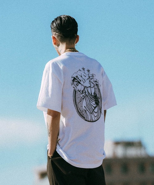 Subciety（サブサエティ）の「Dominate tee（Tシャツ/カットソー・メンズ・サンドベージュ/ホワイト/グレー/ブラック・SMALL/MEDIUM/LARGE/X-LARGE/XX-LARGE）」の19枚目の写真