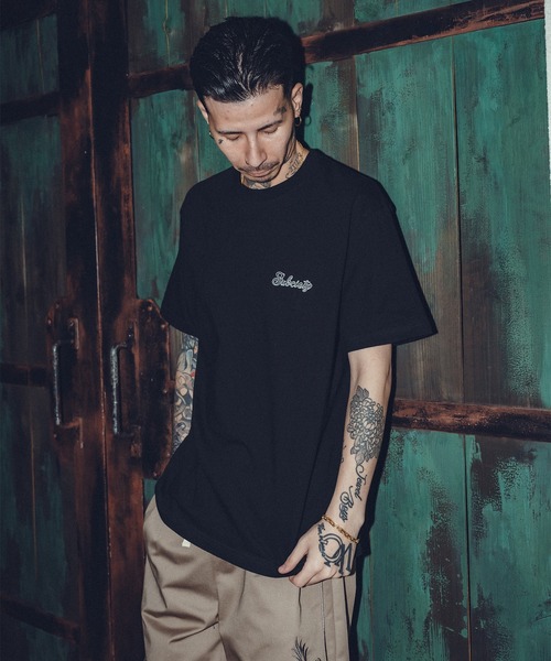 Subciety（サブサエティ）の「Dominate tee（Tシャツ/カットソー・メンズ・サンドベージュ/ホワイト/グレー/ブラック・SMALL/MEDIUM/LARGE/X-LARGE/XX-LARGE）」の21枚目の写真