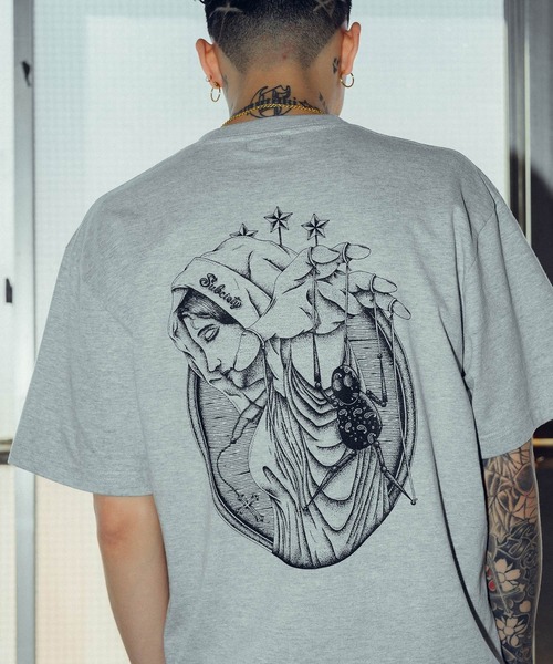 Subciety（サブサエティ）の「Dominate tee（Tシャツ/カットソー・メンズ・サンドベージュ/ホワイト/グレー/ブラック・SMALL/MEDIUM/LARGE/X-LARGE/XX-LARGE）」の14枚目の写真