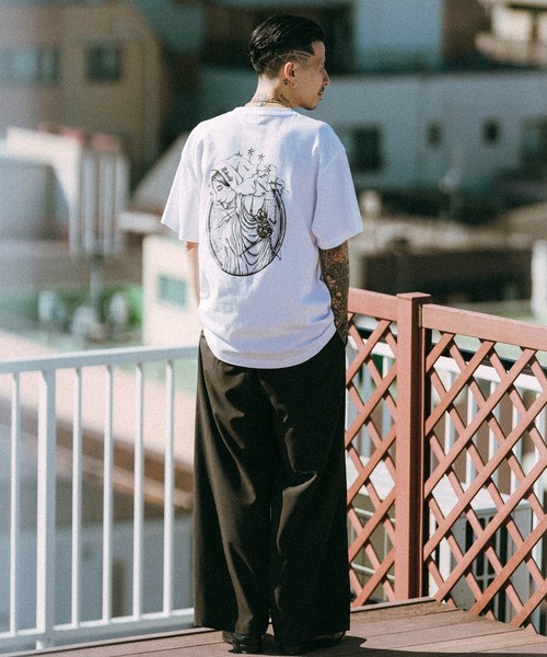 Subciety（サブサエティ）の「Dominate tee（Tシャツ/カットソー・メンズ・サンドベージュ/ホワイト/グレー/ブラック・SMALL/MEDIUM/LARGE/X-LARGE/XX-LARGE）」の18枚目の写真