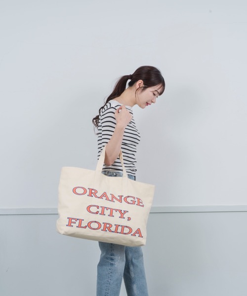 The Bagmati（ザバグマティ）の「【THE BAGMATI/ザ・バグマティー】ユニセックス コットンキャンバスバッグ　トートバッグ ラージサイズ（トートバッグ・レディース・ライトブルー/クリーム/ベージュ・FREE）」の7枚目の写真