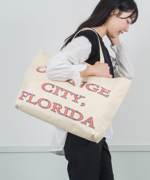 The Bagmati（ザバグマティ）の「【THE BAGMATI/ザ・バグマティー】ユニセックス コットンキャンバスバッグ　トートバッグ ラージサイズ（トートバッグ・レディース・ライトブルー/クリーム/ベージュ・FREE）」の15枚目の写真