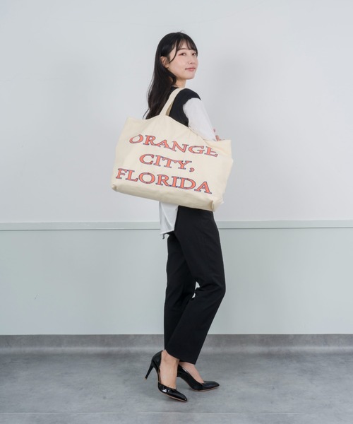 The Bagmati（ザバグマティ）の「【THE BAGMATI/ザ・バグマティー】ユニセックス コットンキャンバスバッグ　トートバッグ ラージサイズ（トートバッグ・レディース・ライトブルー/クリーム/ベージュ・FREE）」の18枚目の写真