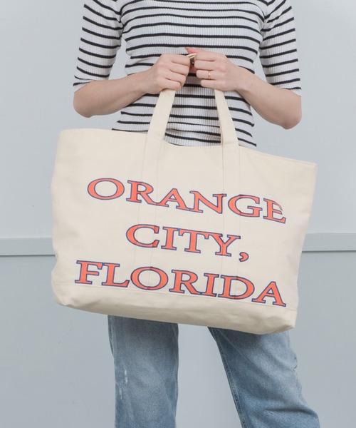 The Bagmati（ザバグマティ）の「【THE BAGMATI/ザ・バグマティー】ユニセックス コットンキャンバスバッグ　トートバッグ ラージサイズ（トートバッグ・レディース・ライトブルー/クリーム/ベージュ・FREE）」の4枚目の写真