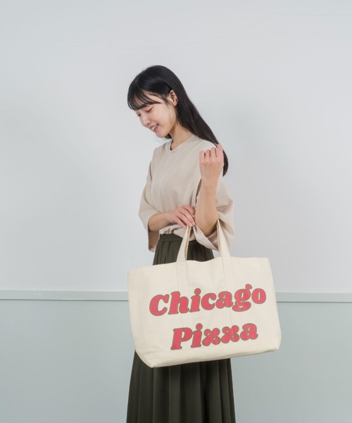 The Bagmati（ザバグマティ）の「【THE BAGMATI/ザ・バグマティー】ユニセックス コットンキャンバスバッグ　トートバッグ ラージサイズ（トートバッグ・レディース・ライトブルー/クリーム/ベージュ・FREE）」の21枚目の写真