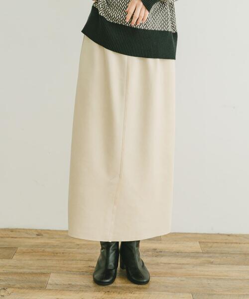 ITEMS URBANRESEARCH（アイテムズ アーバンリサーチ）の「ペンシルタイトスカート（スカート・レディース・アイボリー/ブルー/モカ・FREE）」の2枚目の写真