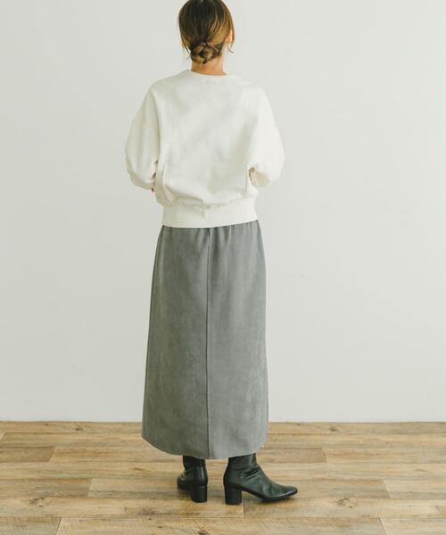 ITEMS URBANRESEARCH（アイテムズ アーバンリサーチ）の「ペンシルタイトスカート（スカート・レディース・アイボリー/ブルー/モカ・FREE）」の5枚目の写真