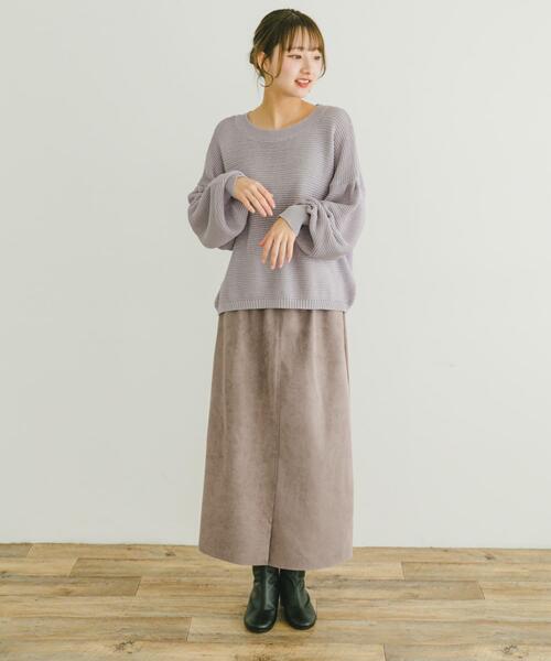 ITEMS URBANRESEARCH（アイテムズ アーバンリサーチ）の「ペンシルタイトスカート（スカート・レディース・アイボリー/ブルー/モカ・FREE）」の17枚目の写真