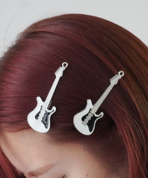 Port / ポート 】 ロックギター パンク ヘアクリップ / ヘアピン_