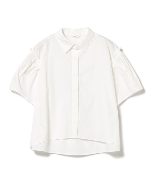 BEAMS HEART（ビームスハート）の「【3色展開】肩タック ビッグ シャツ（シャツ/ブラウス・レディース・オフホワイト/サックスブルー/ブラック・FREE）」の19枚目の写真