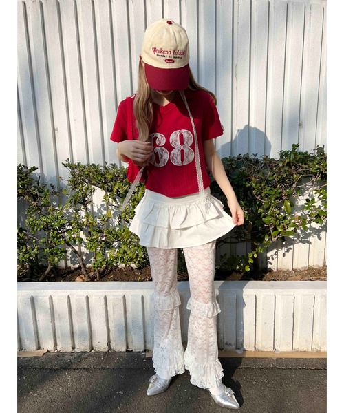 WC（ダブル シー）の「《アップデートで新登場！》フリルレースパンツ（その他パンツ・レディース・ブラック/ホワイト/ピンク・FREE）」の19枚目の写真