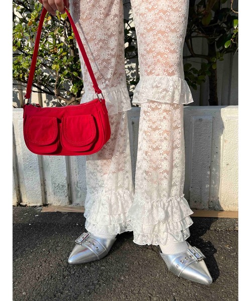 WC（ダブル シー）の「《アップデートで新登場！》フリルレースパンツ（その他パンツ・レディース・ブラック/ホワイト/ピンク・FREE）」の17枚目の写真