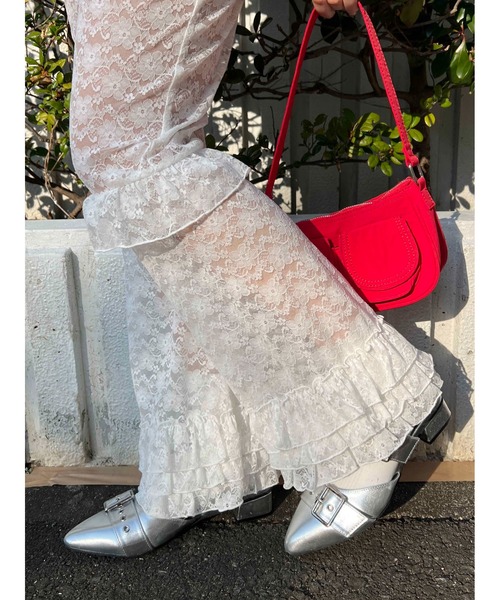 WC（ダブル シー）の「《アップデートで新登場！》フリルレースパンツ（その他パンツ・レディース・ブラック/ホワイト/ピンク・FREE）」の18枚目の写真