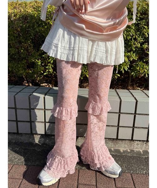 タグ付き未使用^_^BY★レースパンツ 大きいサイズ レディース 股ズレ防止レースパンツ u2-0033 【メール便