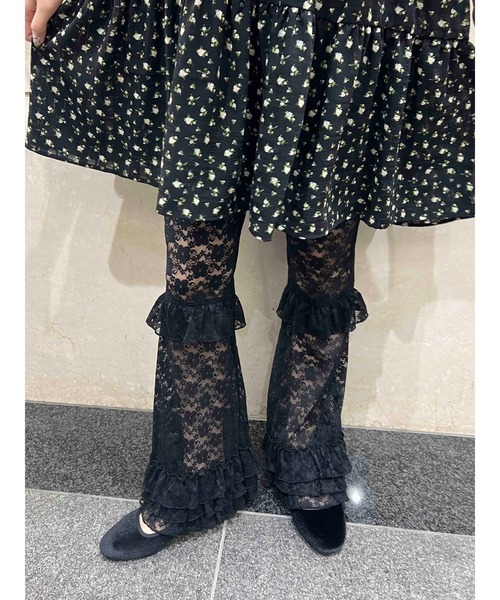 新品未使用⭐︎Fig London パンツ 黒 フリル フリーサイズ Fig London パンツ 黒 フリル フリーサイズ