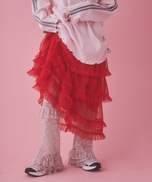 WC（ダブル シー）の「《アップデートで新登場！》フリルレースパンツ（その他パンツ・レディース・ブラック/ホワイト/ピンク・FREE）」の7枚目の写真