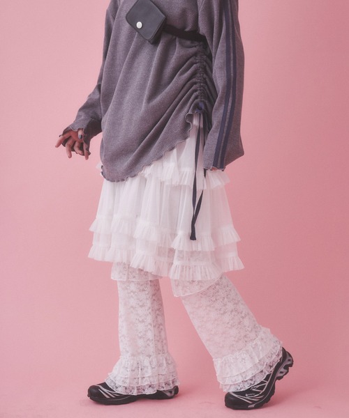 WC（ダブル シー）の「《アップデートで新登場！》フリルレースパンツ（その他パンツ・レディース・ブラック/ホワイト/ピンク・FREE）」の14枚目の写真