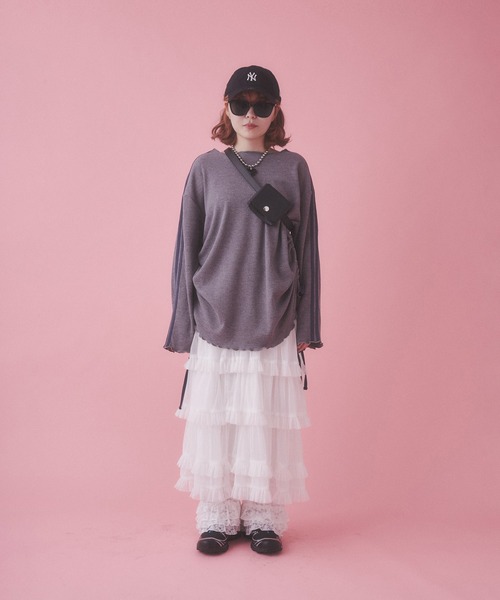 WC（ダブル シー）の「《アップデートで新登場！》フリルレースパンツ（その他パンツ・レディース・ブラック/ホワイト/ピンク・FREE）」の12枚目の写真