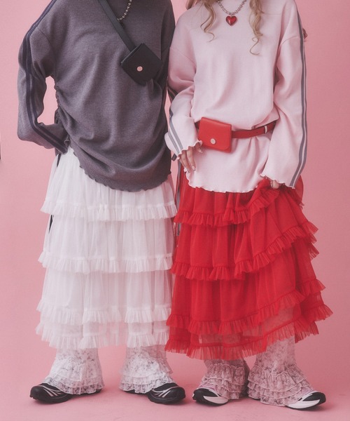 WC（ダブル シー）の「《アップデートで新登場！》フリルレースパンツ（その他パンツ・レディース・ブラック/ホワイト/ピンク・FREE）」の10枚目の写真