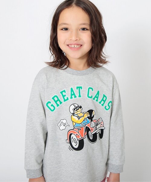 BREEZE（ブリーズ）の「【ジュニア対応】ドライブベアーTシャツ（Tシャツ/カットソー・キッズ・ブラック/ライトグレー・110/100/90/80/140/130/120）」の2枚目の写真