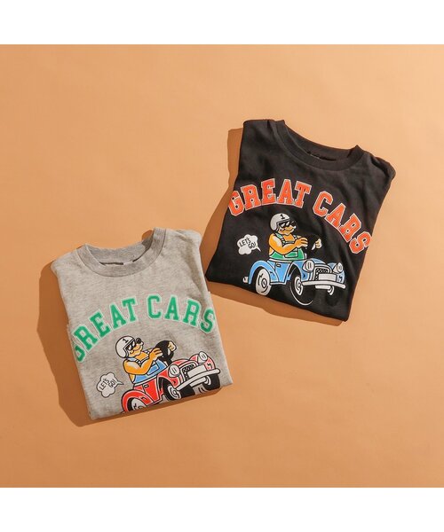 BREEZE（ブリーズ）の「【ジュニア対応】ドライブベアーTシャツ（Tシャツ/カットソー・キッズ・ブラック/ライトグレー・110/100/90/80/140/130/120）」の14枚目の写真