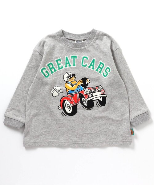 BREEZE（ブリーズ）の「【ジュニア対応】ドライブベアーTシャツ（Tシャツ/カットソー・キッズ・ブラック/ライトグレー・110/100/90/80/140/130/120）」の4枚目の写真