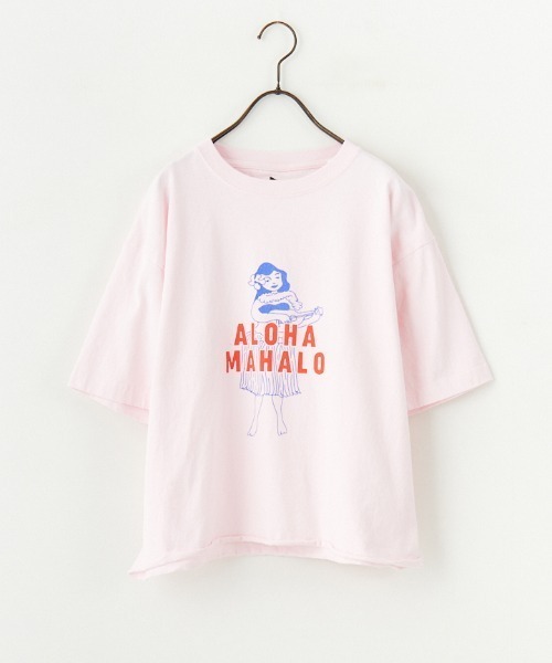 値下げ）美品　FUNG ファング　アロハ　Tシャツ FUNG/ファング] ALOHA MAHALO カットオフプリントTシャツ（T
