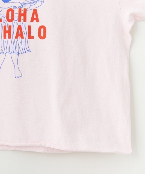 FUNG/ファング] ALOHA MAHALO カットオフプリントTシャツ（T