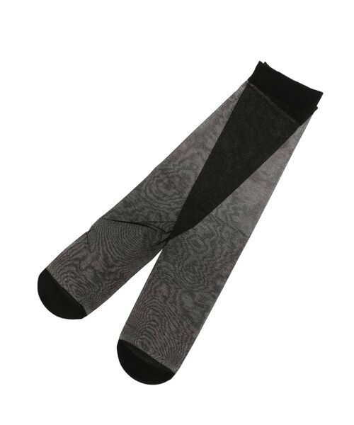 EMODA（エモダ）の「シアーハイソックス（ソックス/靴下・レディース・ブラック・FREE）」の7枚目の写真