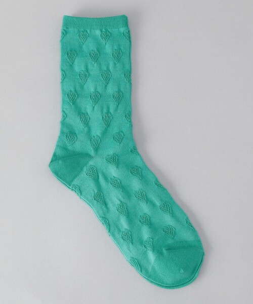 coen（コーエン）の「【再入荷・新色登場】ハート ジャガード ソックス（ソックス/靴下・レディース・ターコイズブルー/オフホワイト/ブラック/ピンク/レッド/コバルトブルー/ロイヤルブルー/その他1/その他2・FREE）」の8枚目の写真