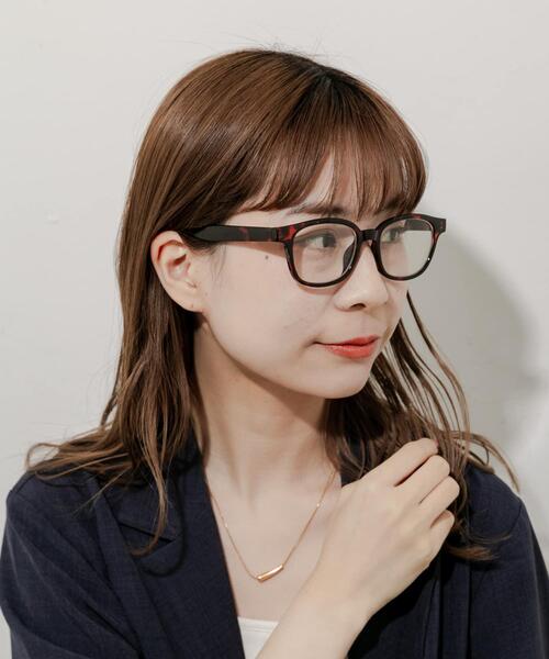 SMELLY(スメリー)の「ウェリントンタイプダテメガネ(メガネ・レディース・ブラウン系その他/ブラック・-)」の13枚目の写真