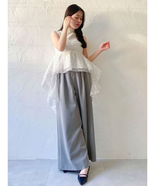 dazzlin（ダズリン）の「レースビッグフリルブラウス（シャツ/ブラウス・レディース・オフホワイト・FREE）」の11枚目の写真